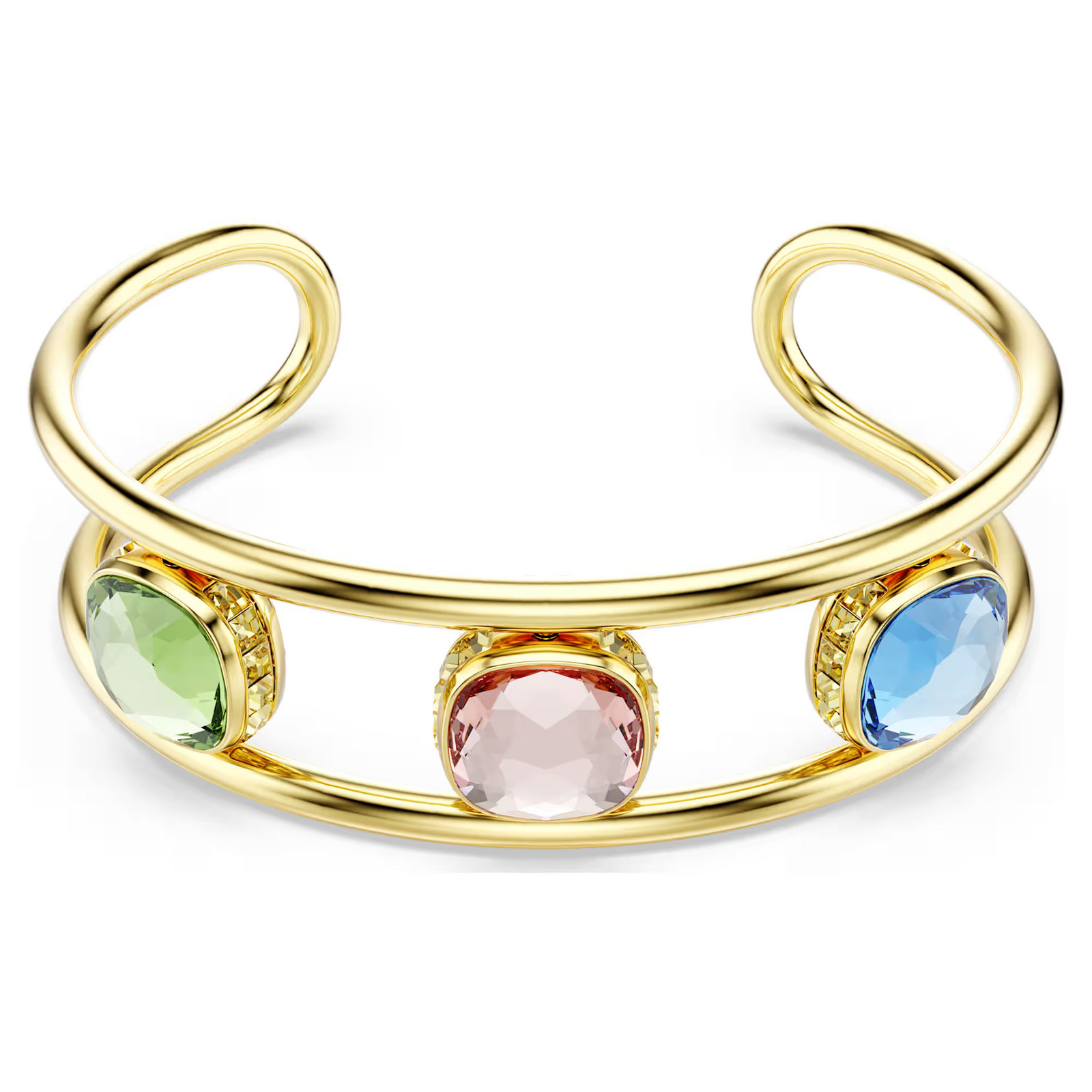 Swarovski Luxusní pevný náramek s krystaly Chroma 5705836 16,4 cm