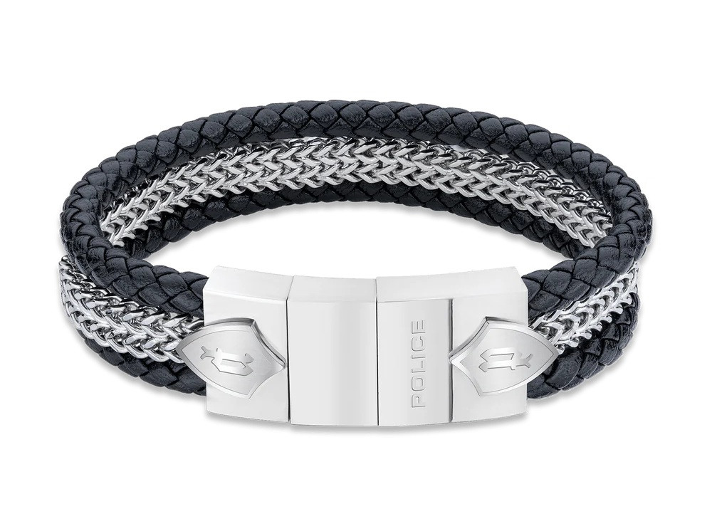 Police Fashion kožený náramek pro muže Lance PEAGB2119801