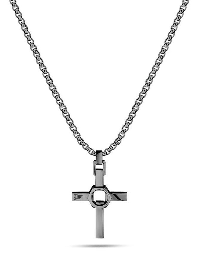 Police Stylový pánský náhrdelník Crossed Out PEAGN2211312