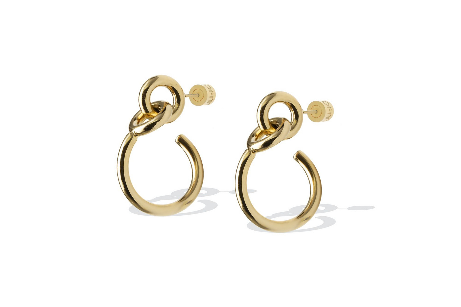 Liu Jo Kruhové pozlacené náušnice z oceli LJ2873