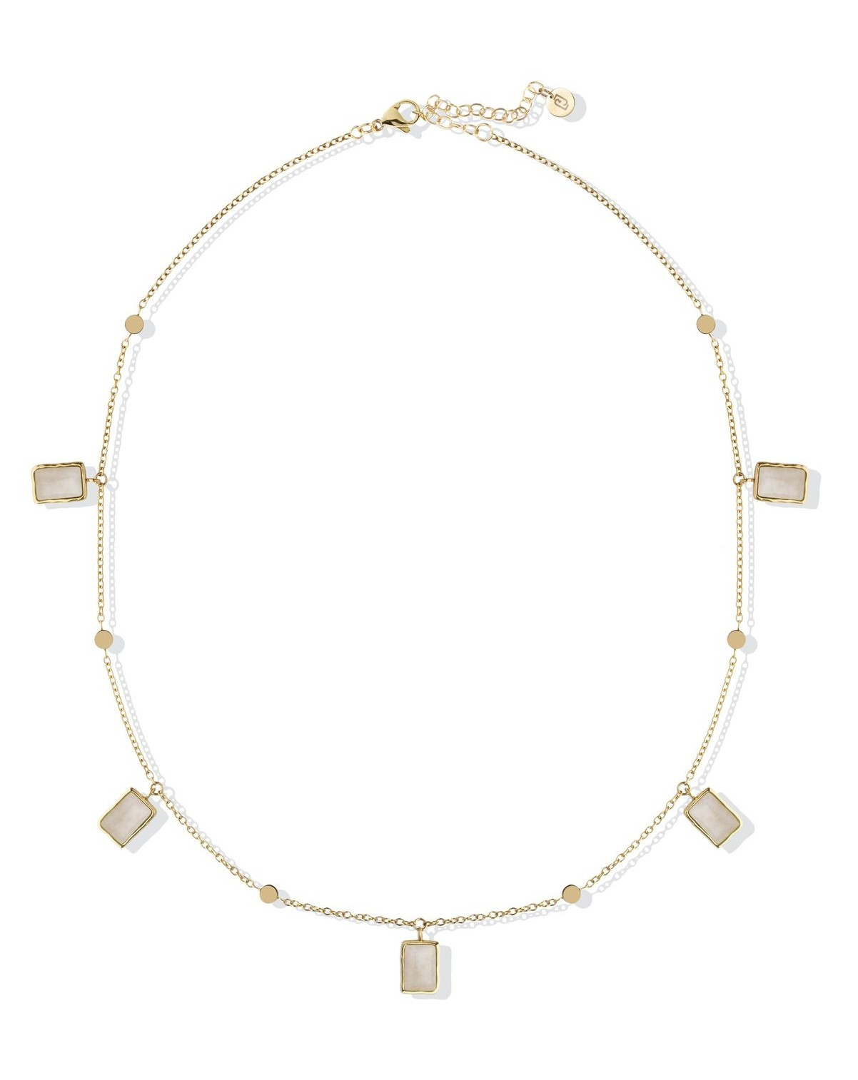 Liu Jo Pozlacený náhrdelník s přívěsky LJ2854