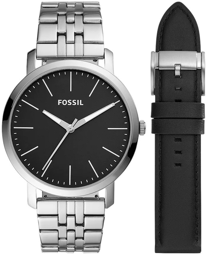 Fossil Dárkový set Luther + náhradní řemínek BQ2466SET