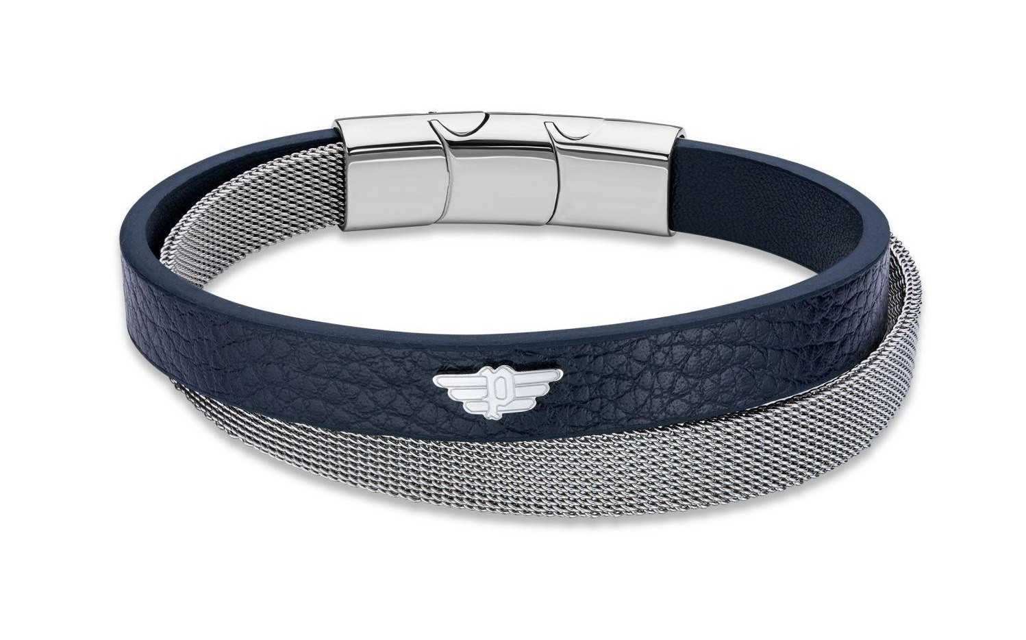 Police Pánský kožený náramek Hardware PEAGB2119611 19 cm