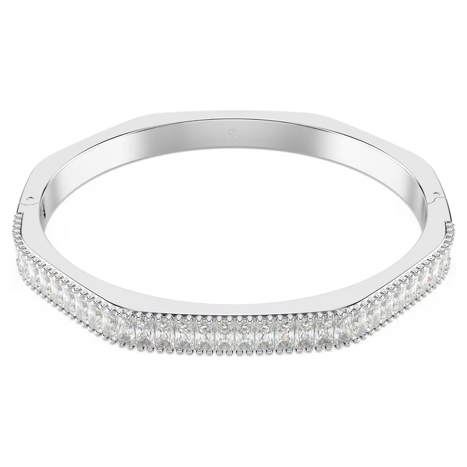 Swarovski Oslnivý pevný náramek Matrix 572062 18,3 cm