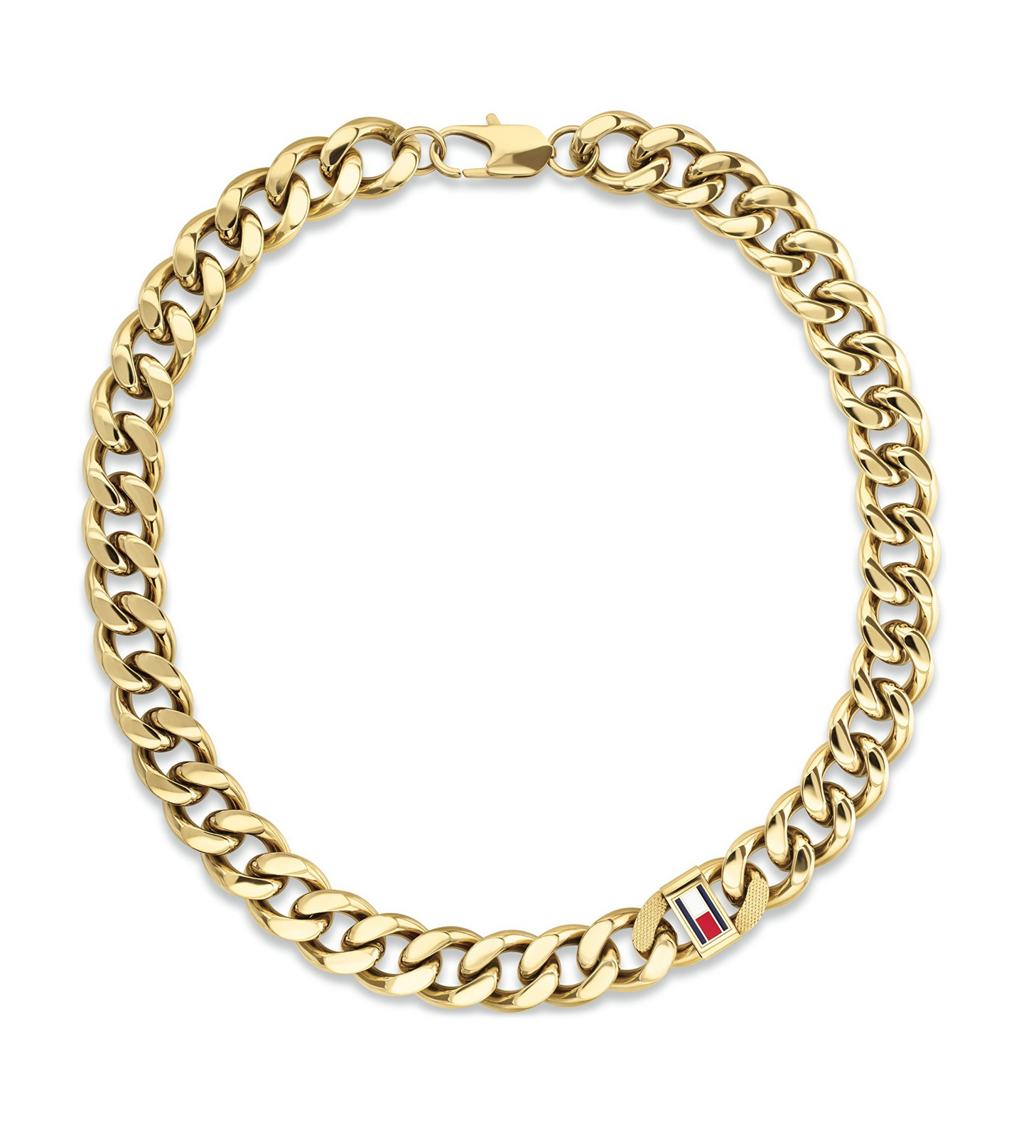 Tommy Hilfiger Masivní pozlacený náhrdelník pro muže Wild 2790636