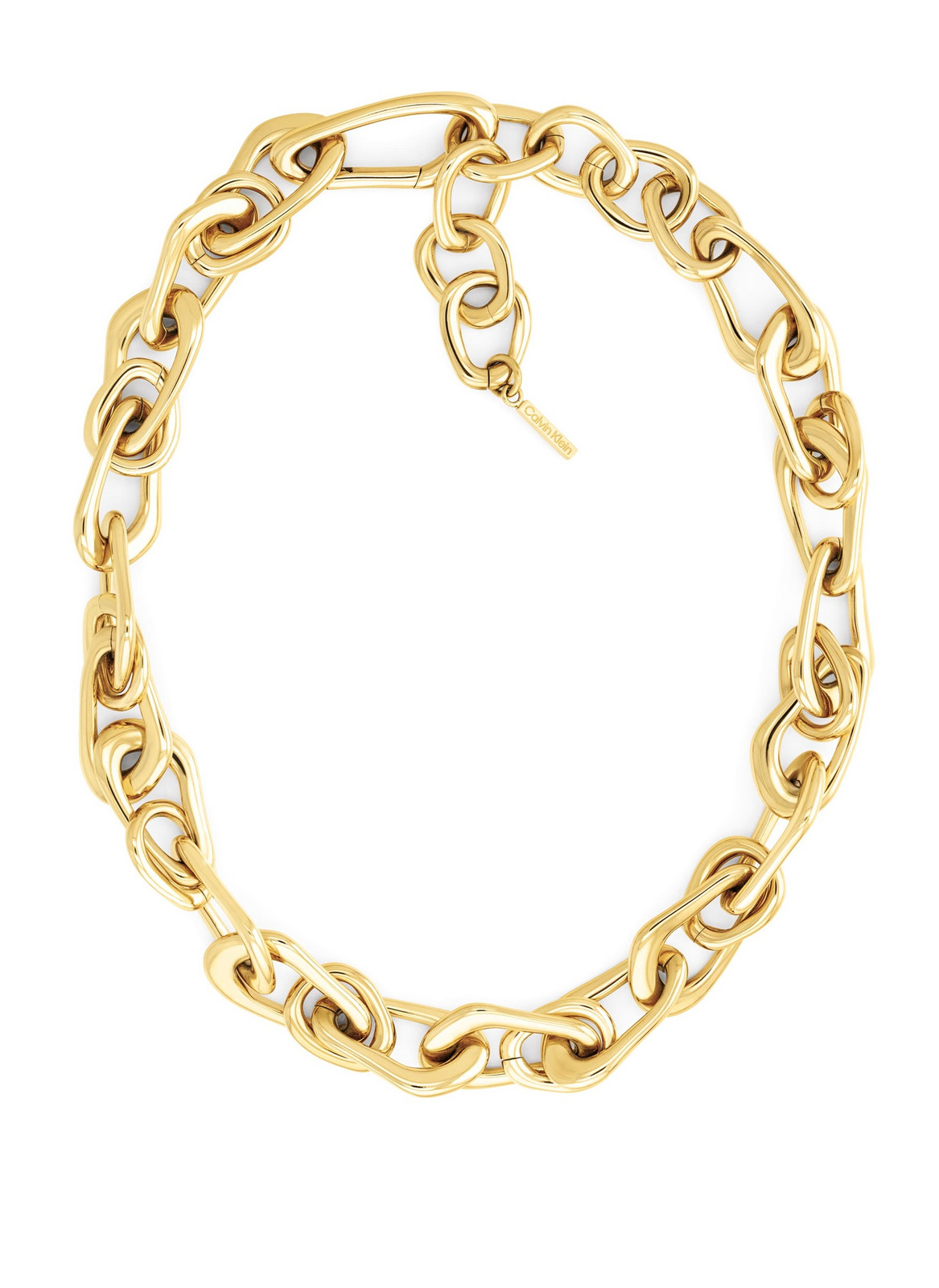 Calvin Klein Masivní pozlacený náhrdelník pro ženy Statement Links 35000746