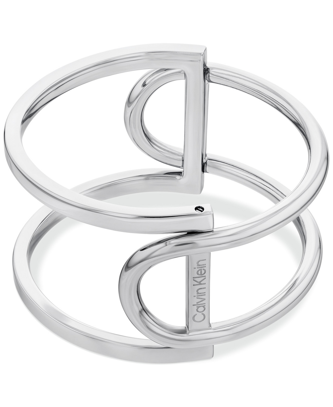 Calvin Klein Pevný ocelový náramek Contoured Geometry 35000756