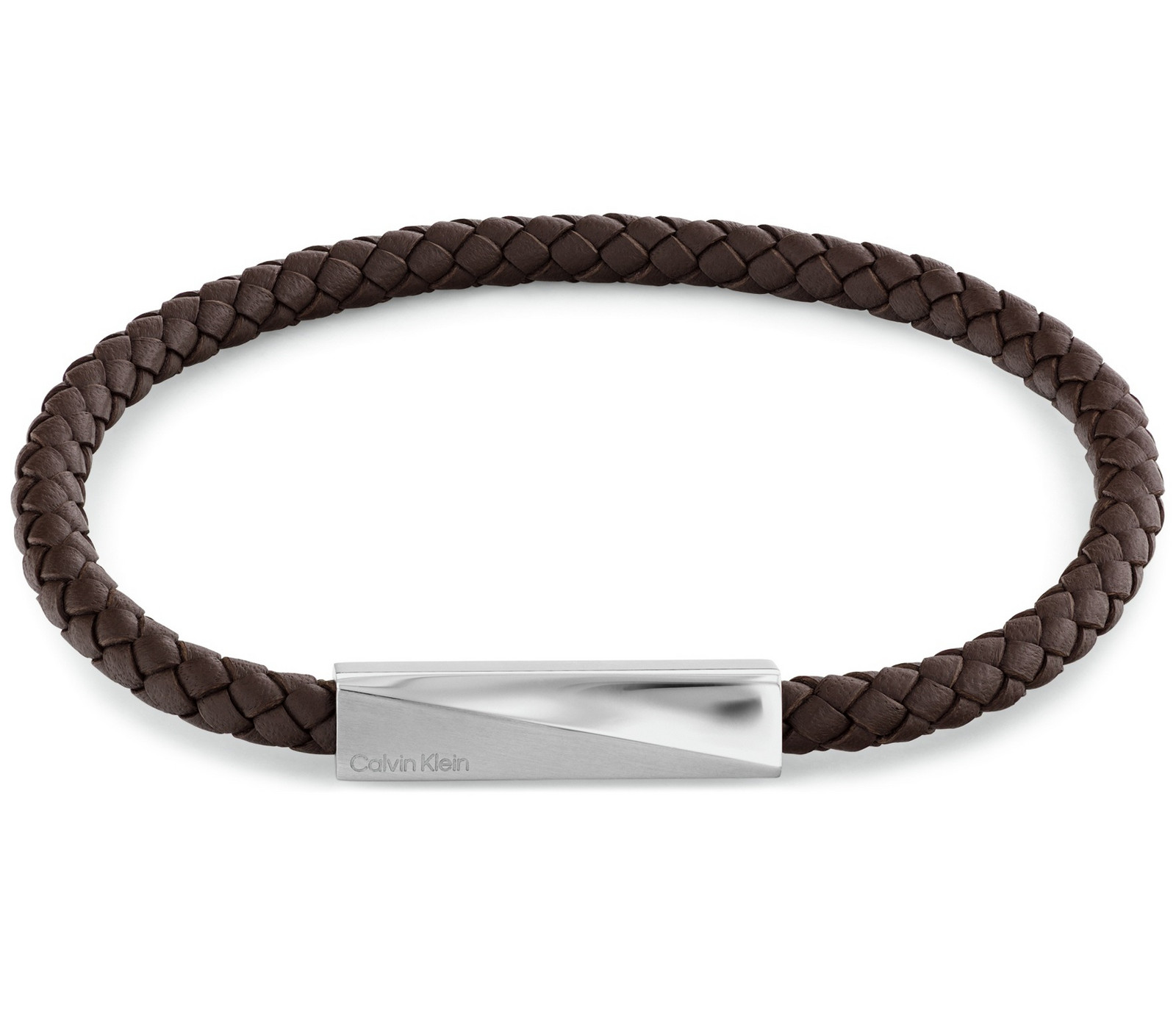 Calvin Klein Nadčasový kožený náramek pro muže Iconic Id 35100064