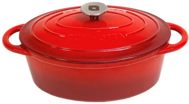 Litinový hrnec CUCINOTTA OVALE oválný- malý 29 cm, 4 l 7019010