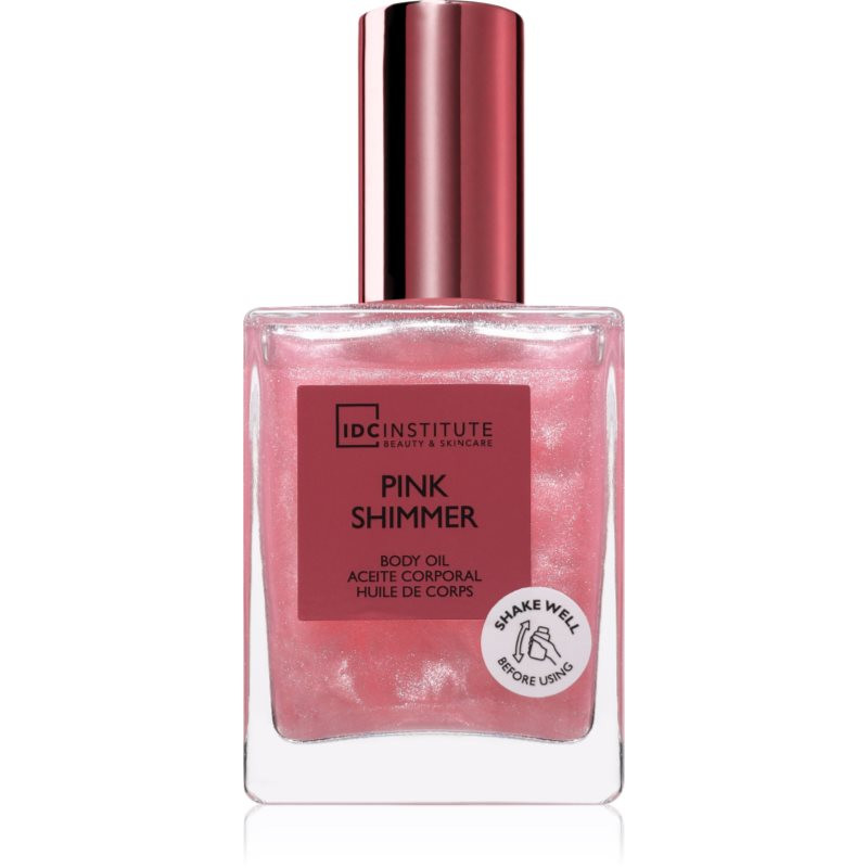 IDC Institute Shimmer Pink třpytivý olej na tělo 45 ml