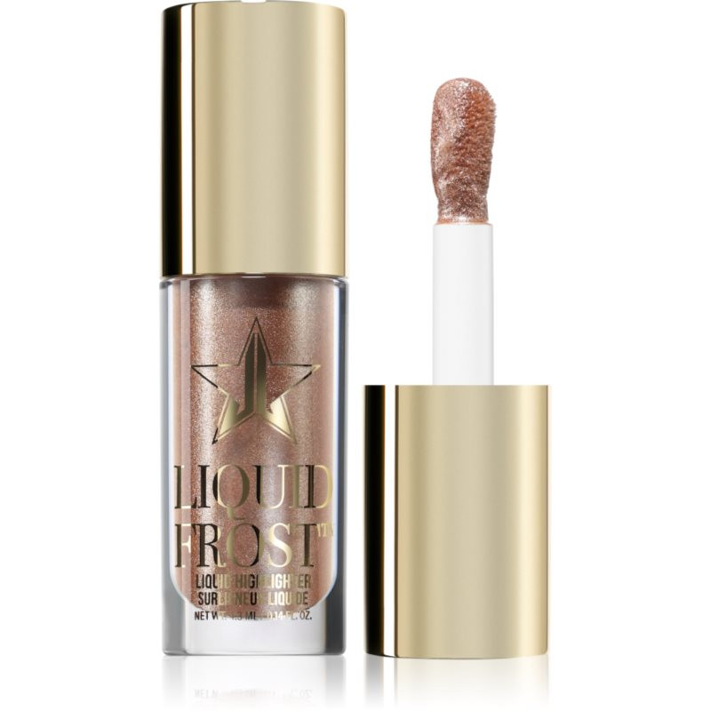 Jeffree Star Cosmetics Liquid Frost Highlighter tekutý rozjasňovač s aplikátorem Exotic Gold 4.3 ml