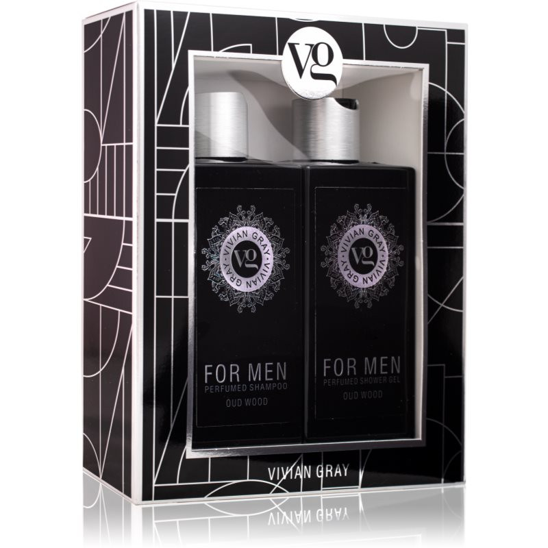 Vivian Gray Oud Wood dárková sada na tělo pro muže