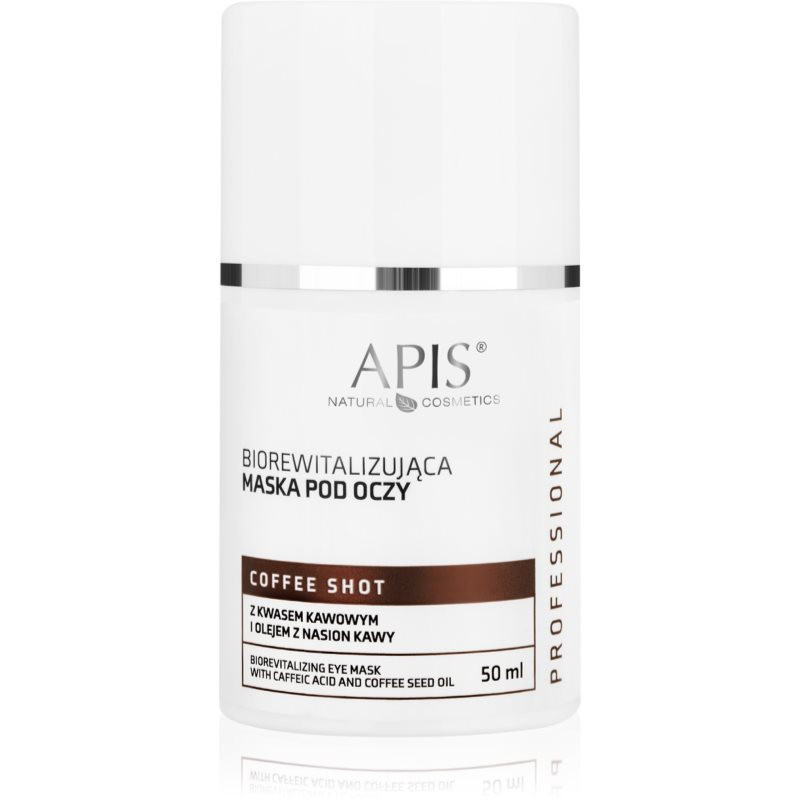 Apis Natural Cosmetics Coffee Shot oční maska s revitalizačním účinkem 50 ml