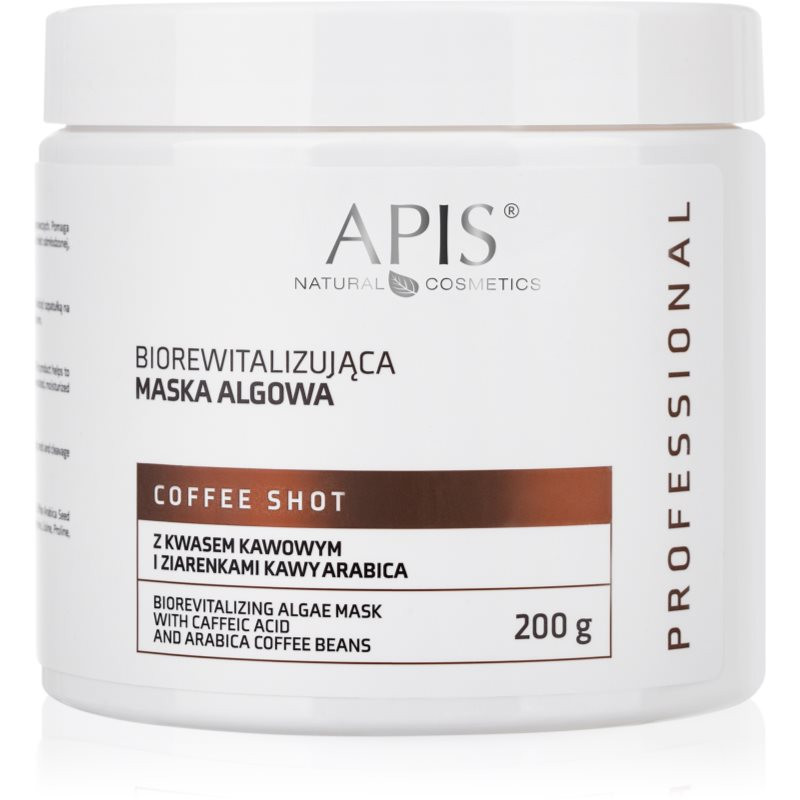 Apis Natural Cosmetics Coffee Shot revitalizační maska s výtažky z kávy 200 g