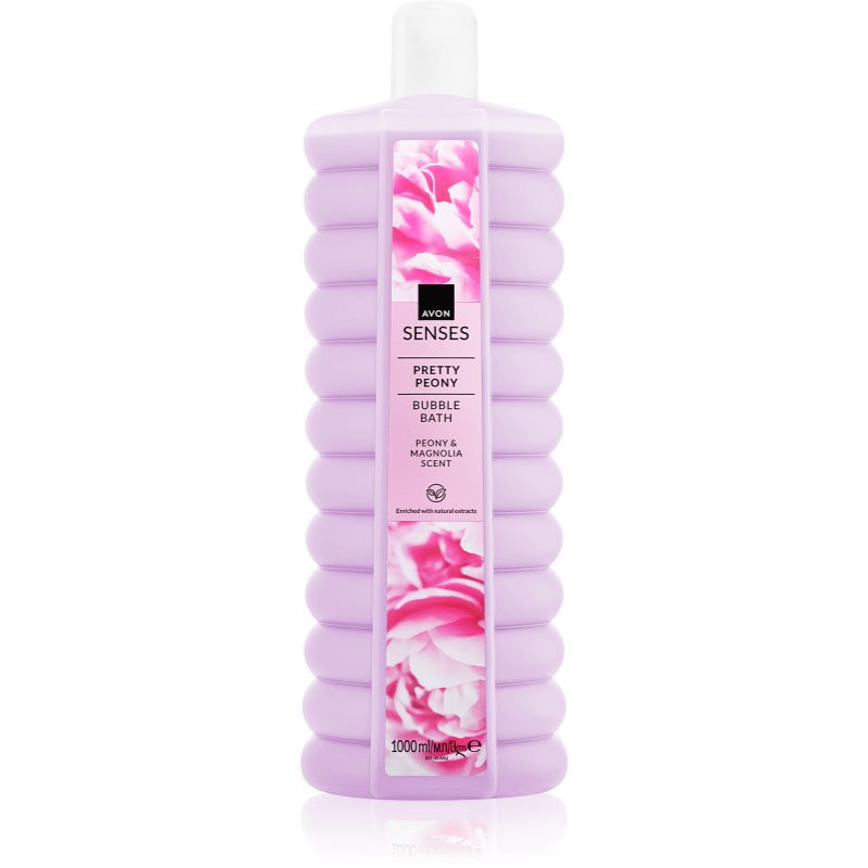 Avon Senses Pretty Peony & Magnolia pěna do koupele 1000 ml