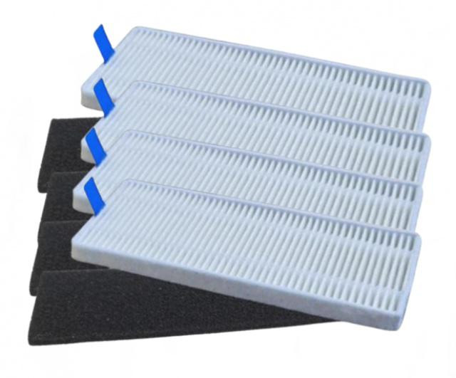 HEPA filtry pro ROWENTA X-Plorer S95 a Xiaomi Mi Robot Vacuum Mop Essential G1, 4ks