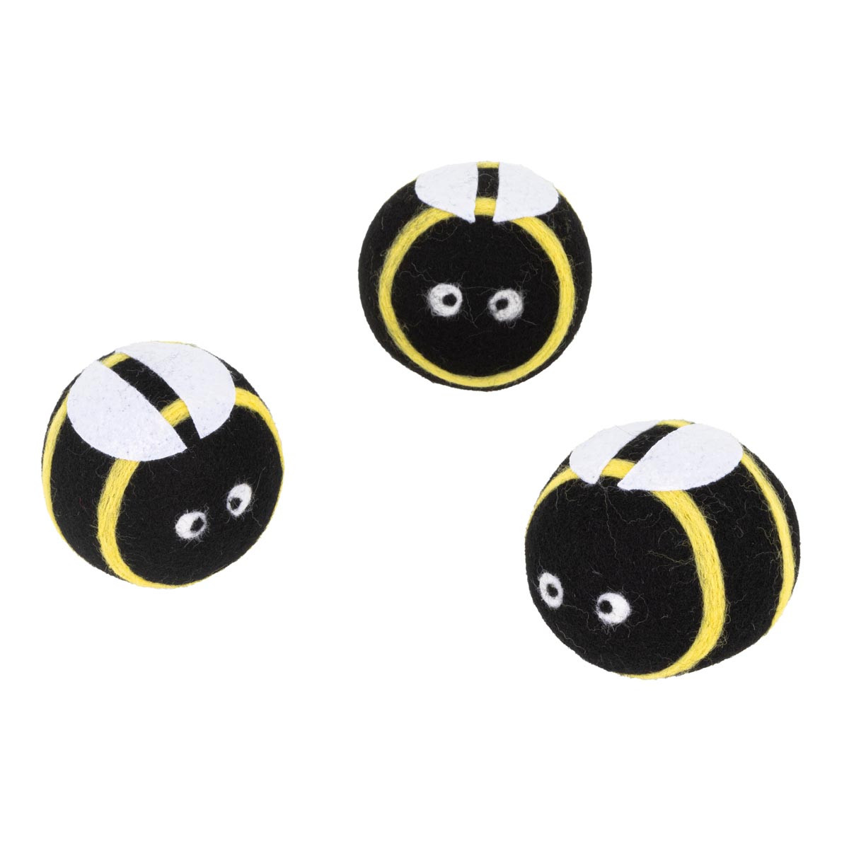 Haushalt international Vlněné míčky do sušičky Včelka, 3 ks