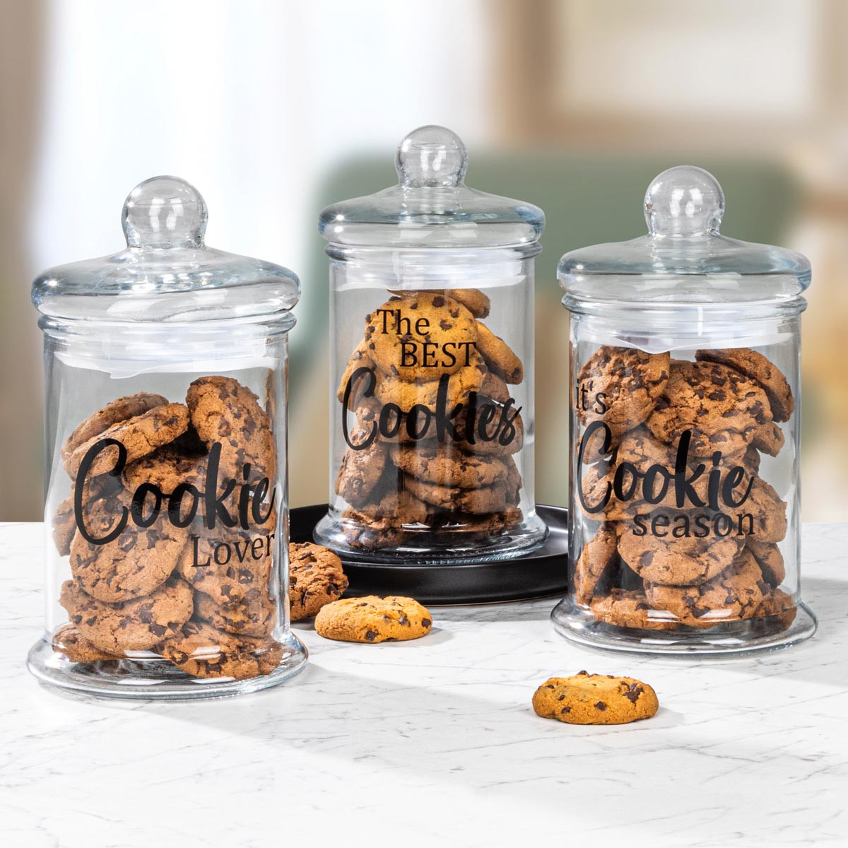 Haushalt international Skleněná dóza na sušenky, 1,2 l