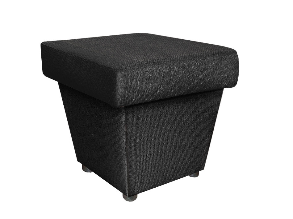 Taburet WILUNA, černá látka