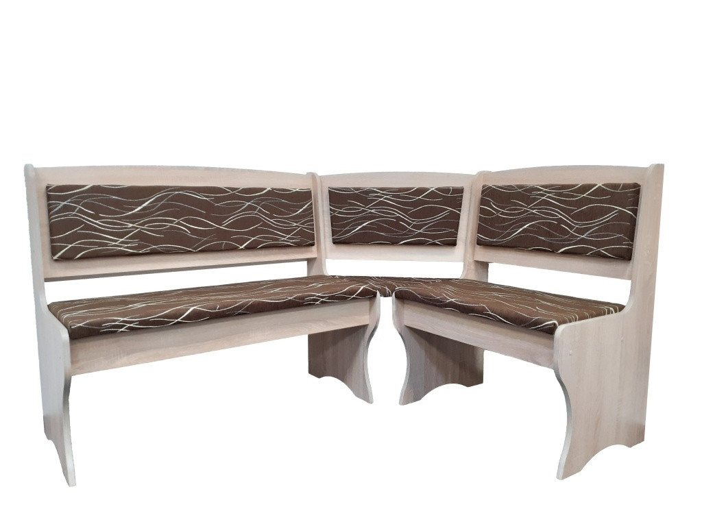 Rohová lavice BUREWALA, dub sonoma/látka Safari, 5 let záruka