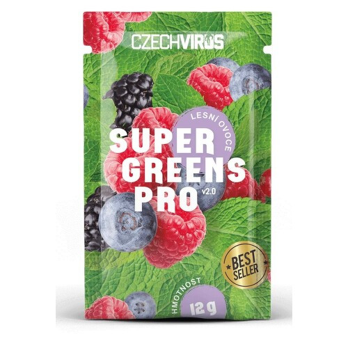 Czech Virus Super Greens Pro v2.0 12g lesní ovoce