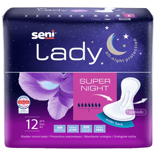 Seni Lady inkontinenční vložky Super Night 12ks