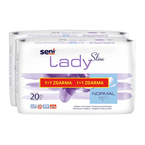 Seni Lady Slim Normal inkont.vložky 1+1 2x20ks