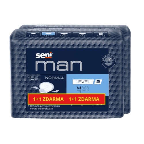 Seni Man Normal Level 2 inkont.vložky 1+1 2x15ks