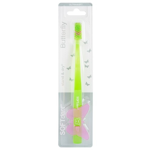 SOFTdent Butterfly zubní kartáček ULTRASOFT 1ks
