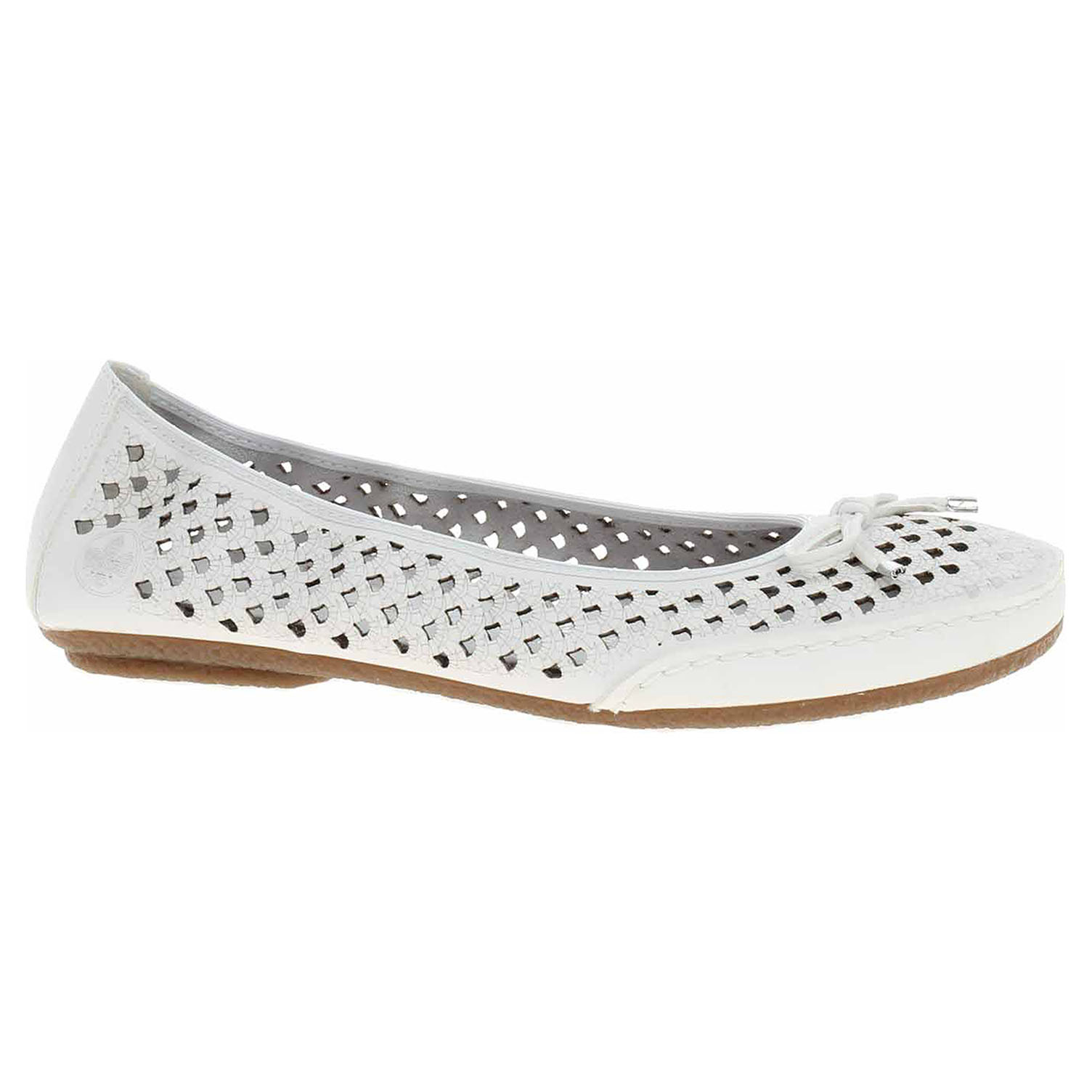 Ecco Dámské baleriny Rieker 41489-80 weiss 23301207