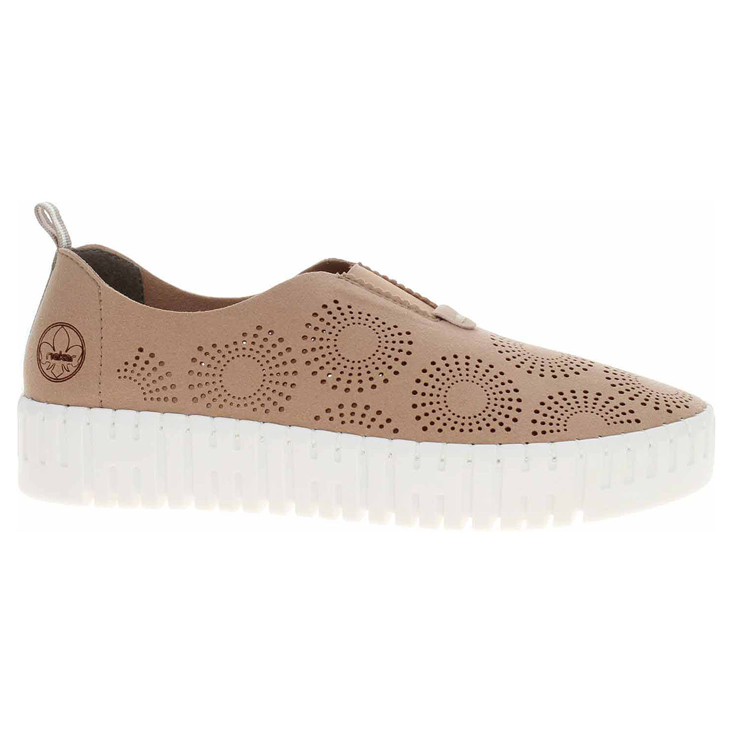 Ecco Dámské mokasiny Rieker M8352-60 beige 23001125