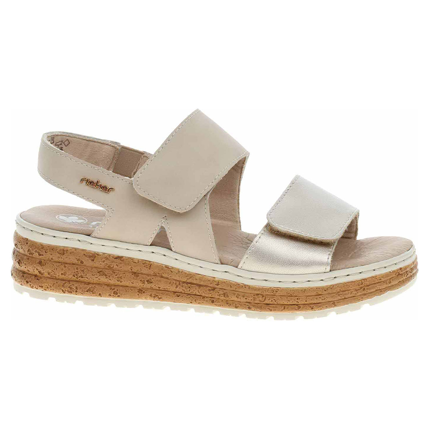 Ecco Dámské sandály Rieker 62761-90 gold 23801998