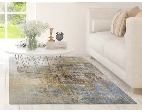 Koberec Pila 80x150 cm, žluto-modrá