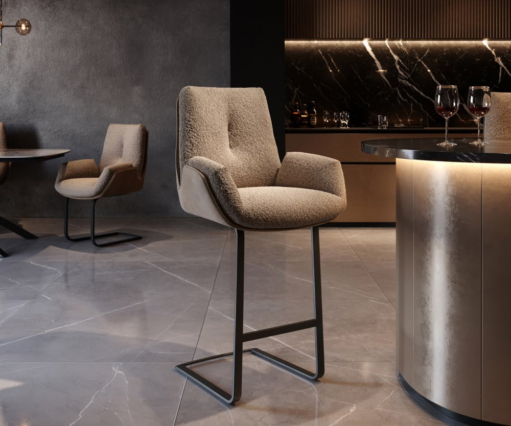 Jídelní židle Clea-Flex konzolová podnož kovová černá mix materiálů