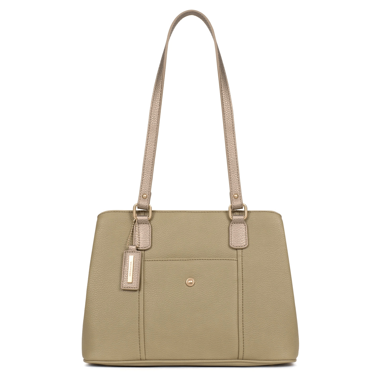 Dámská elegantní kabelka Hexagona Anais - zeleno-bronzová