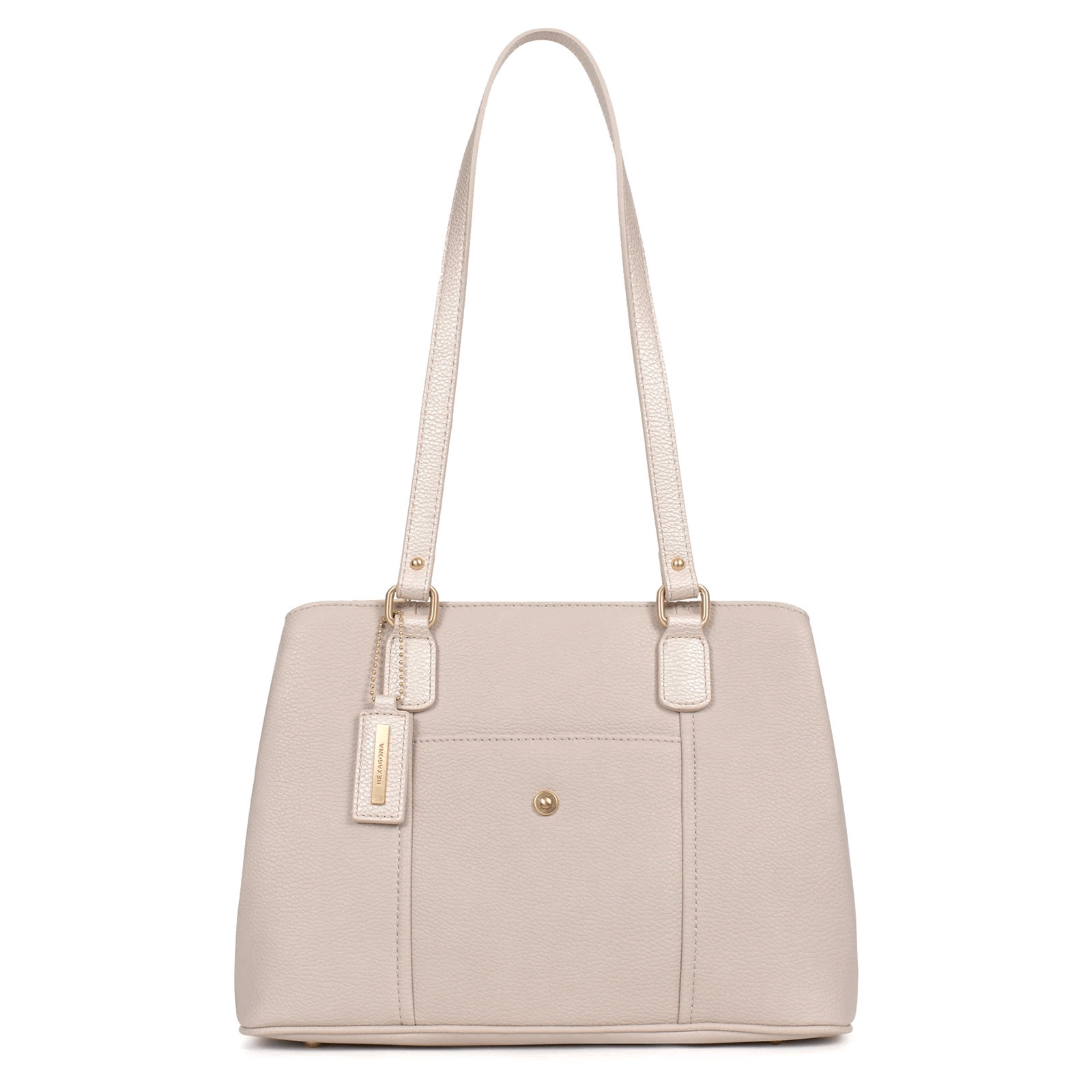 Dámská elegantní kabelka Hexagona Anais - zlato-šedá