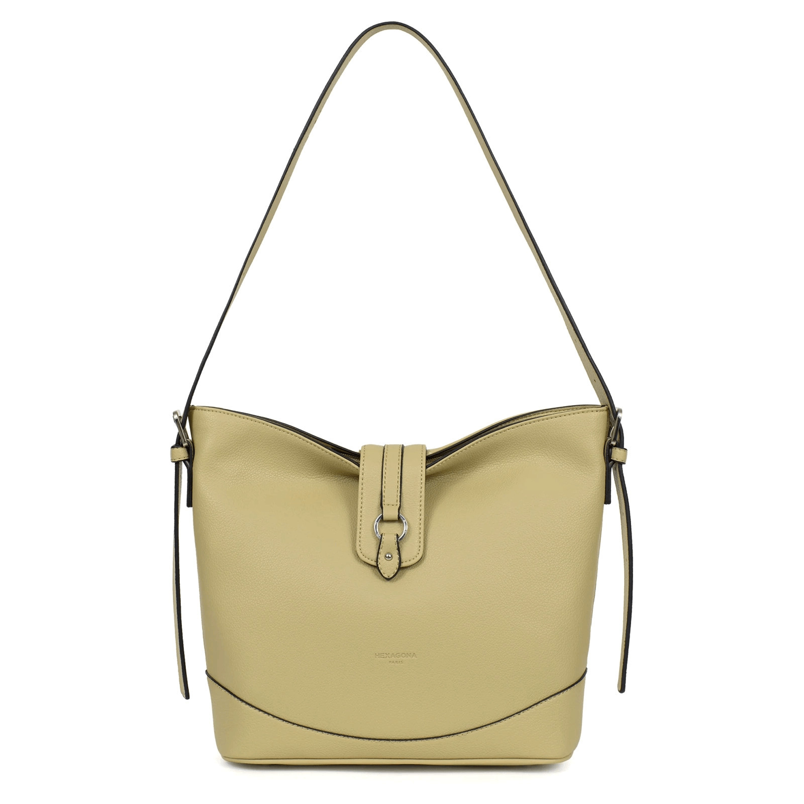 Dámská kabelka přes rameno Hexagona Faustine - žluto-zelená