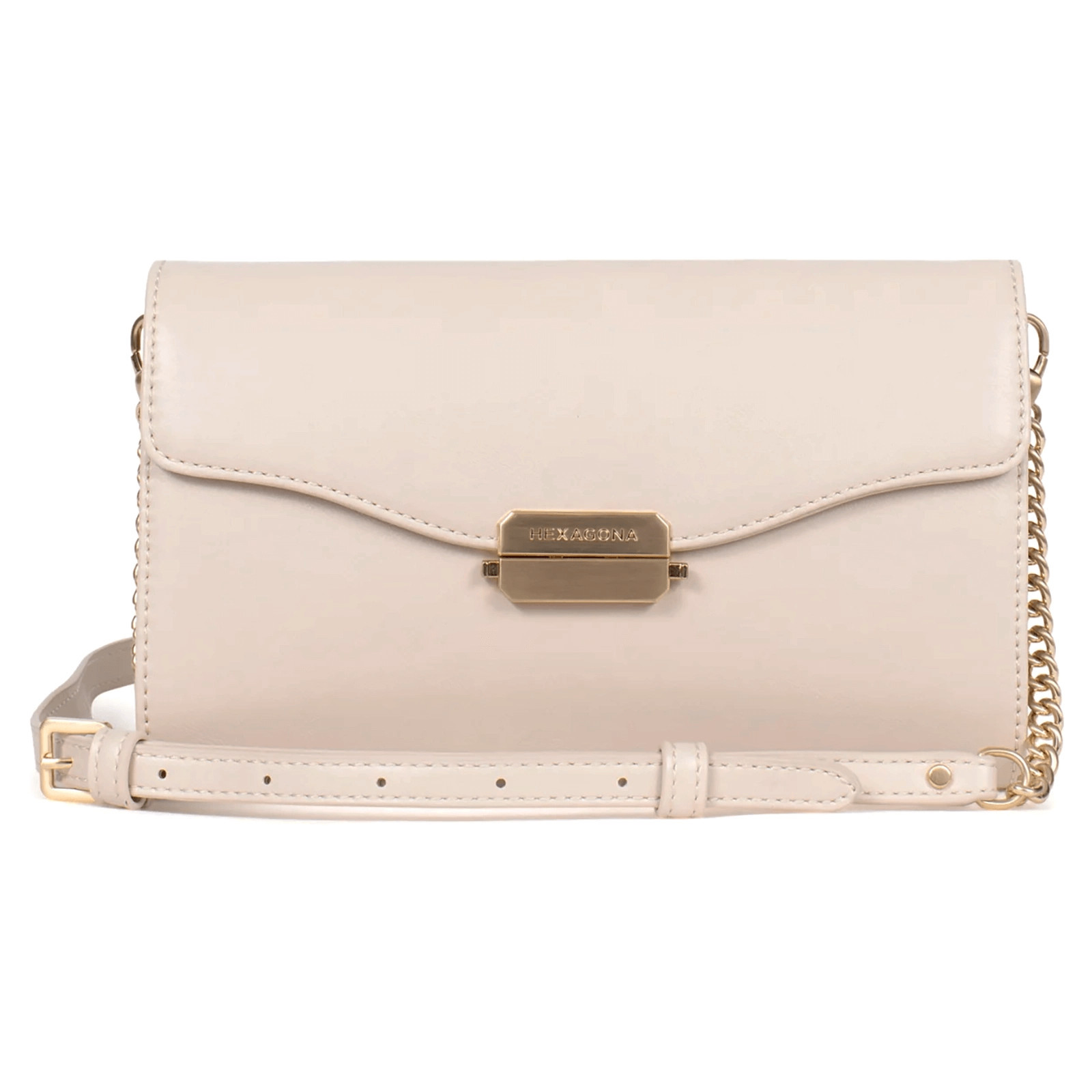 Dámské psaníčko Hexagona Arielle - krémová