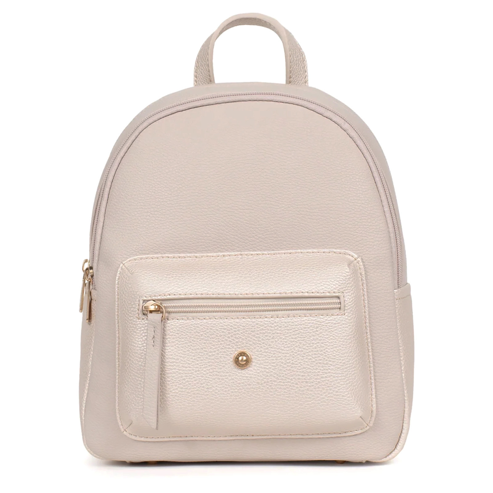 Elegantní dámský batoh Hexagona Elvyna - šedo-zlatá