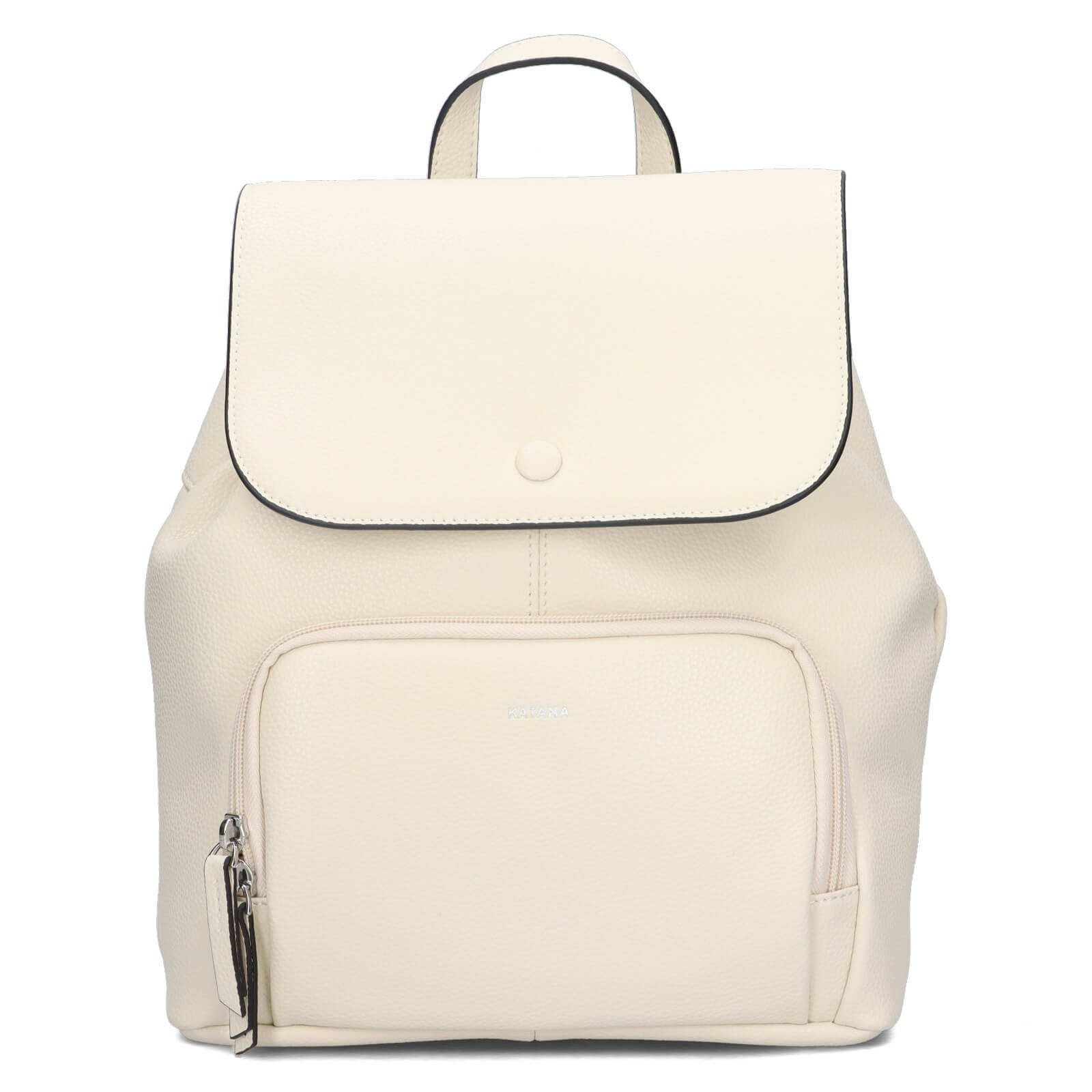 Dámský kožený batoh Katana Suzelle - krémová