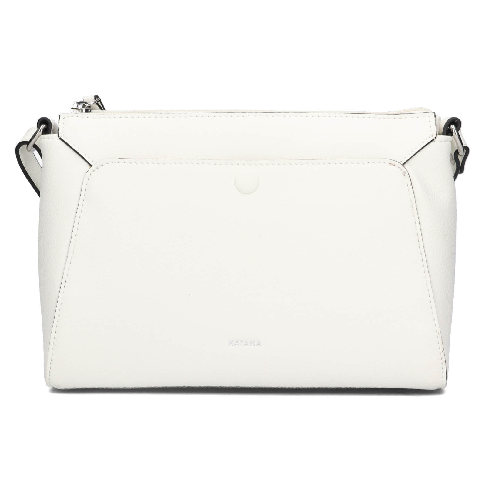 Kožená dámská crosbody kabelka Katana Alizeé - bílá