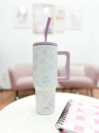 Tumbler - Láhev na vodu květy - 1200 ml