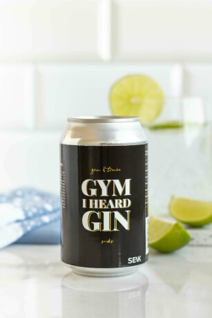 Gym? I heard Gin! - Ponožky Gin & Tonic (vel. 40-46)