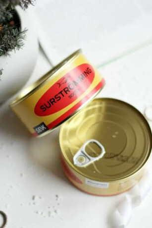 Ponožky v konzervě Surströmming (dámské, vel. 36 - 40)