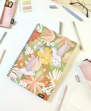 A4 Zápisník spirálový - jungle