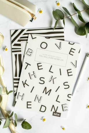 Zápisníky Black & White (2 ks)