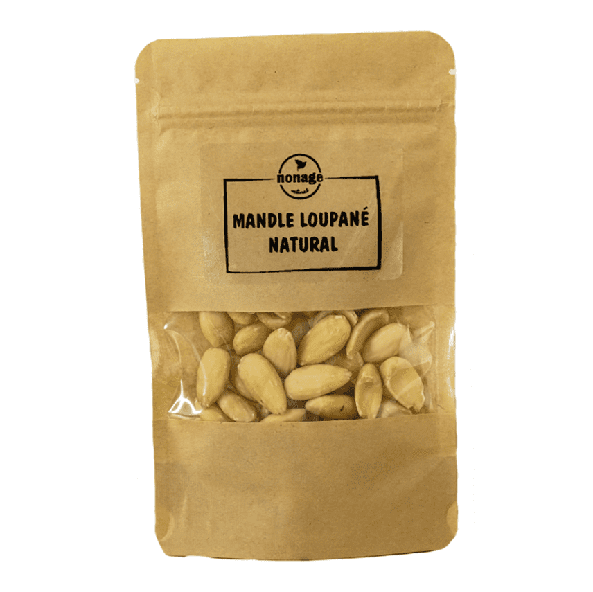 NONAGE Mandle loupané natural 150 g