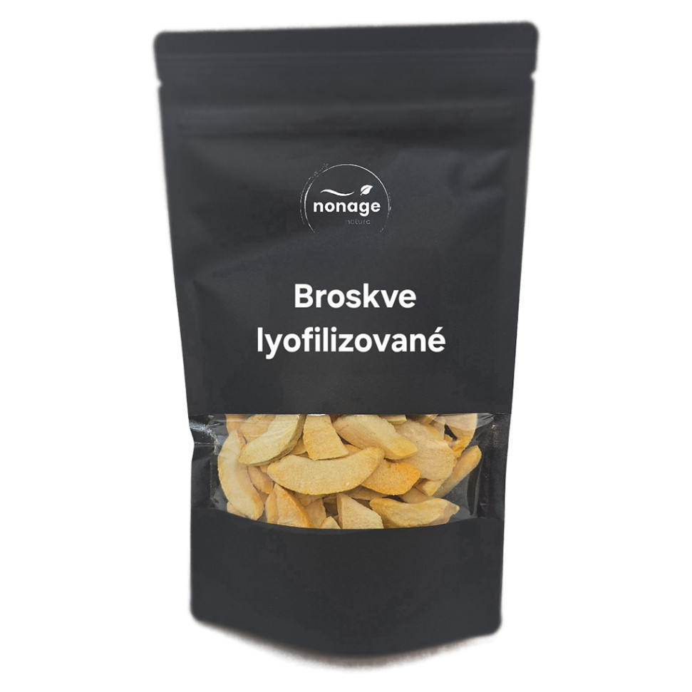 NONAGE Broskve plátky lyofilizované 80 g