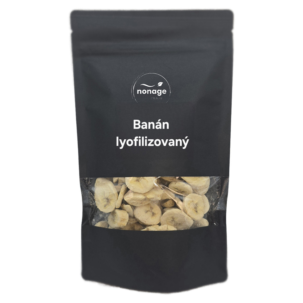 NONAGE Banán plátky lyofilizované 80 g