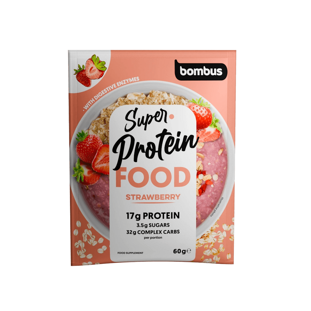 BOMBUS Super protein good strawberry kaše 60 g